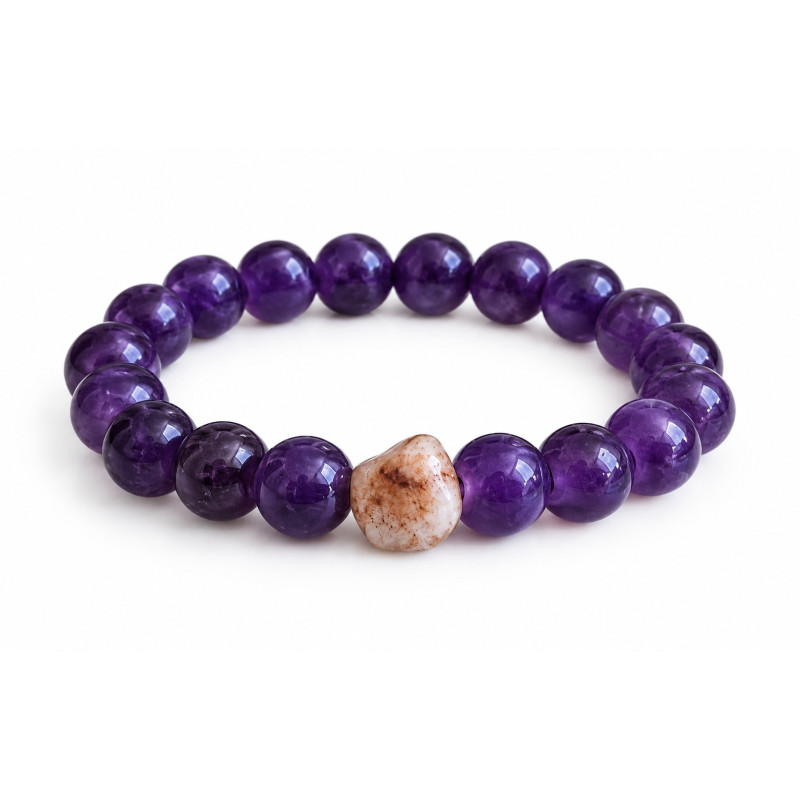 Дамска гривна с аметист Deep Violet